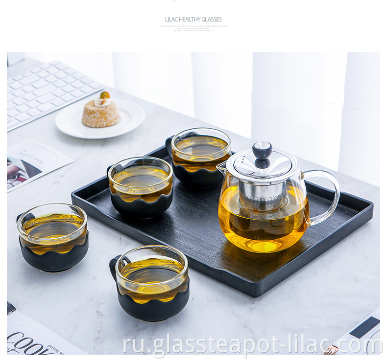 Borosilicate Tea Pot 8